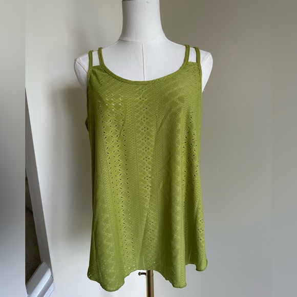 Tops - Chartreuse Tank-Top- Medium- NWOT